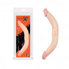 Двухконечный фаллоимитатор FleshXL 13 inch