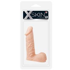 Фаллоc реалистик XSkin 6 pvc dong - flesh