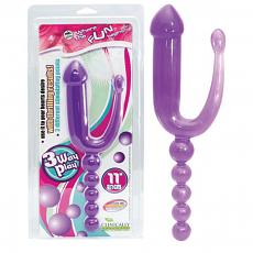 Фаллоимитатор анальной стимуляции 3 Way Play