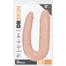 Фаллоимитатор двухсторонний Dr Skin 18