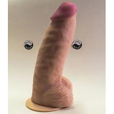 Фаллоимитатор киберскин - СУПЕРГИГАНТ с присоской