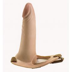 Фаллоимитатор поясной каркасный пустотелый