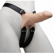 Фаллоимитатор поясной каркасный ( пустотелый ) с бандажом