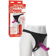 Фаллоимитатор с креплением на поясе Фуксия