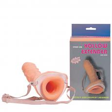 Фаллоимитатор с креплением на поясе Hollow Extender Strap-on для мужчин