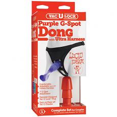 Фаллоимитатор с креплением на поясе Purple G-Spot Dong purple
