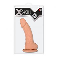Фаллоимитатор-массажер Xskin 6 tpr Dong flesh