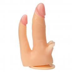 Фаллоимитатор-реалистик двойной с клиторальной стимуляцией