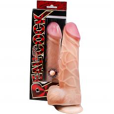  Фаллоимитатор-реалистик киберскин-ГИГАНТ на присоске в подарочной коробке