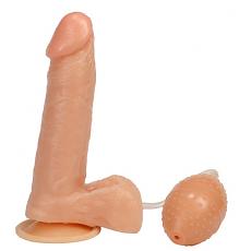 Фаллоимитатор-реалистик с грушей в ламинате