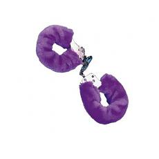 Фиолетовые меховые наручники Таинство любви