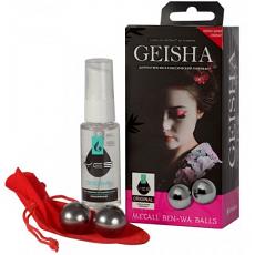 Geisha шарики ben-wa (металл 22 мм) и классический гель