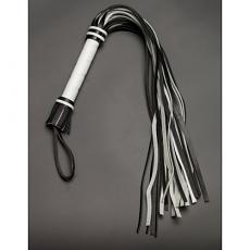 Гладкая плеть-флогер из кожи 65 см