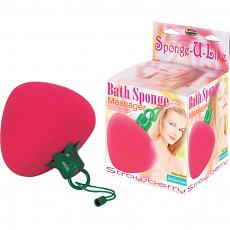 Губка для ванной в форме клубники