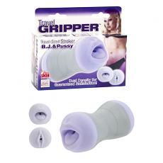 Искусственная двухстороняя вагина Travel Gripper BJ and Pussy