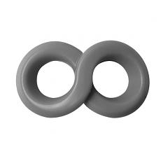 Клиторальный стимулятор-кольцо Lit-Up Rings Liquid Silicone black