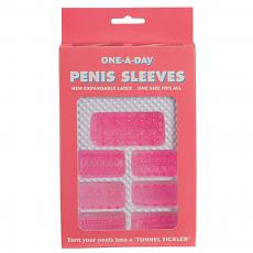 Клиторальный стимулятор-кольцо One-a-Day Penis Sleeves Pink