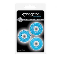 Клиторальный стимулятор-кольцо Renegade Dyno Rings Blue