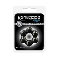 Клиторальный стимулятор-кольцо Renegade Spinner Ring Black