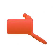 Клиторальный стимулятор-насадка NEON SENSATION ORANGE