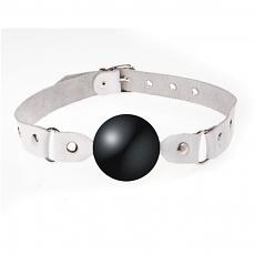 Кляп-шар белый