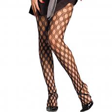 Колготки в сетку с круглыми вырезами SM