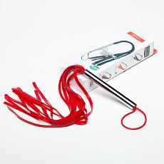 Красная плеть из латекса Passion Line 45 см