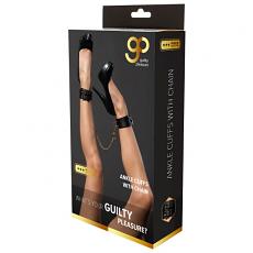 Манжеты на щиколотки из полиуретана Gp Premium Ankle Cuffs With Chain Black