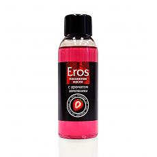 Масло массажное с ароматом земляники Eros fantasy 95 мл