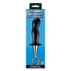 Массажер для анальной стимуляции Anal Plug With Plated Handle с ручкой