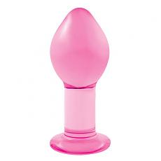 Массажер для анальной стимуляции Crystal Large Pink