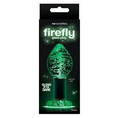 Массажер для анальной стимуляции из стекла Firefly Glass Plug Large Clear