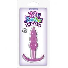 Массажер для анальной стимуляции Jelly Rancher T-plug Ripple Purple