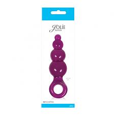 Массажер для анальной стимуляции Jolie Ripples Medium Plum