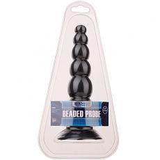 Массажер для анальной стимуляции Menzstuff beaded probe black