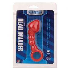Массажер для анальной стимуляции MENZSTUFF HEAD INVADER RED