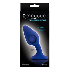 Массажер для анальной стимуляции Renegade Knock Knock Plug Blue