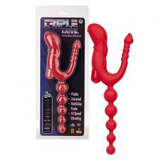 Массажер для анальной стимуляции Tripple Devil