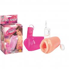 Массажер для мужчин - вагина с вибратором Im So Juicy