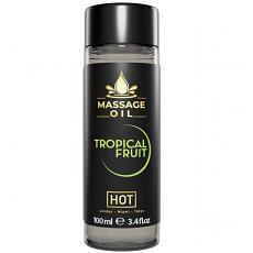 Массажное масло c ароматом тропических фруктов HOT Massage Oil TROPICAL FRUIT 100мл.