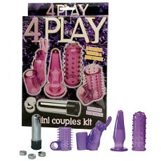 Набор массажеров и аксессуаров 4 Play Mini Couples Kit