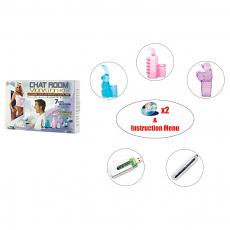 Набор массажеров и аксессуаров Chat Room Vibrator Kit