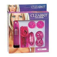 Набор массажеров и аксессуаров Clearkit See Thru Sex Toys