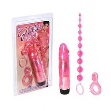 Набор массажеров и аксессуаров Glitter Play Kit