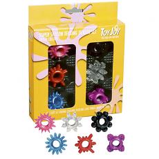 Набор насадок на член Super Silicone Teasing Tickler Set