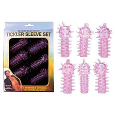 Набор насадок на член Tickler Jelly Sleeve Set