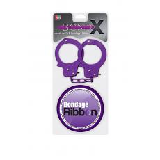 Наручники из листового металла, совместно с ключами и лентой из пвх