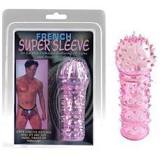 Насадка на член French Super Sleeve Pink