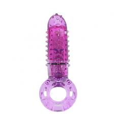 Насадка на пенис с вибратором Oyeah Purple