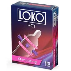 Насадка стимулирующая Loko Hot с возбуждающим эффектом